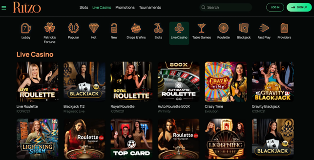 Ritzo Casino – No-wagering free spins