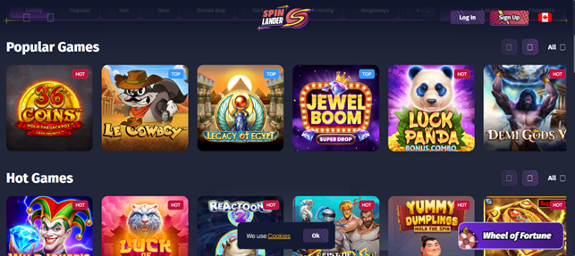 SpinLander Casino – Simple bonus