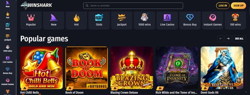 Winshark Casino